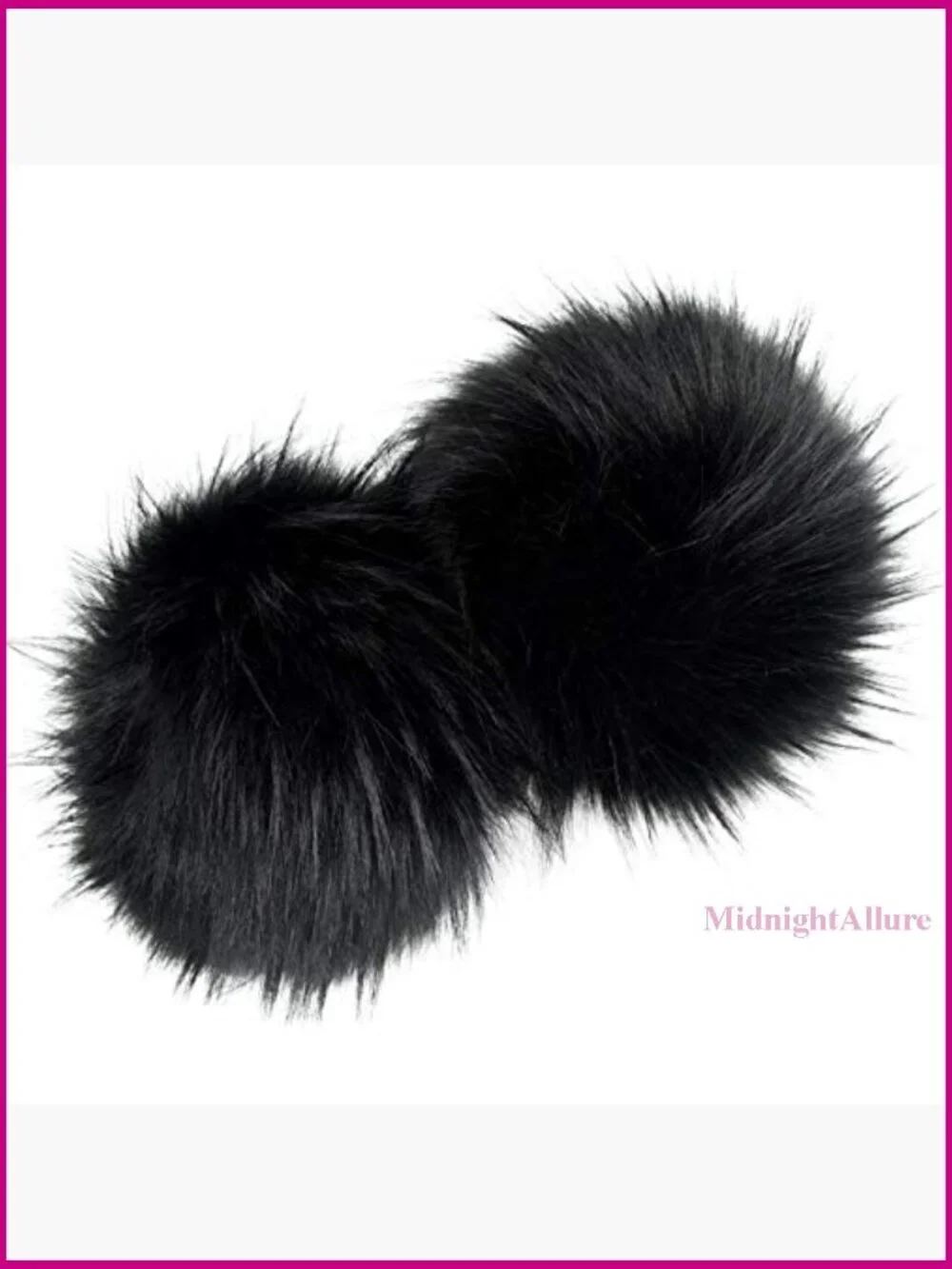 Faux Fur Wrist Cuffs Arm Warmers One Size Winter Party Costume Accessories